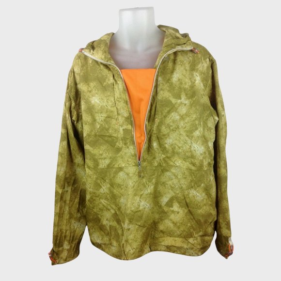 Transfer Research 1/2 Zip Pullover Hoodie Wind Jacket Mens Size L Windbreaker - Picture 3 of 12